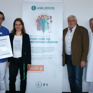 Asklepios Preis Patientensicherheit 2013 fuer CIRS