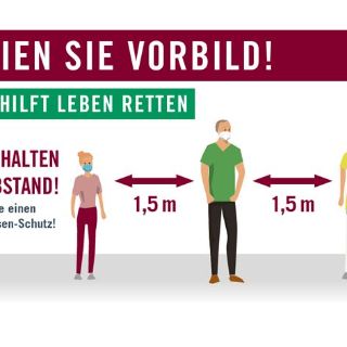 corona-abstand und mns