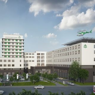 Bild: Plan vom Asklepios Klinikum Harburg Neubau 2016